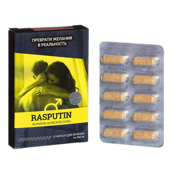 Капсулы «Распутин» для мужского здоровья