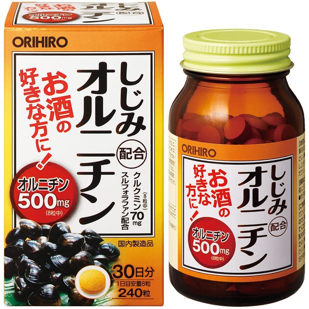 Экстракт шиджими с орнитином, для печени, Orihiro